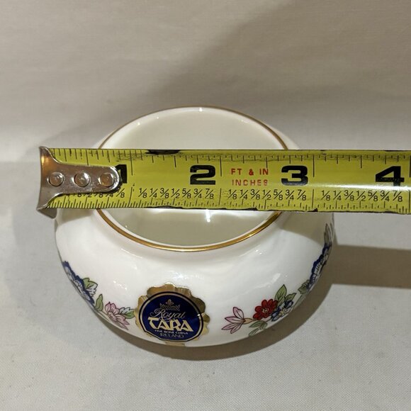Vtg. Royal Tara of Galway Ireland Fine Bone China Floral Tea Light Candle Holder - Picture 6 of 8